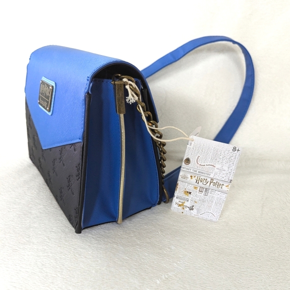 LOUNGEFLY | Harry Potter Ravenclaw House Chain Strap Crossbody Bag, BRAND NEW! - Picture 8 of 15
